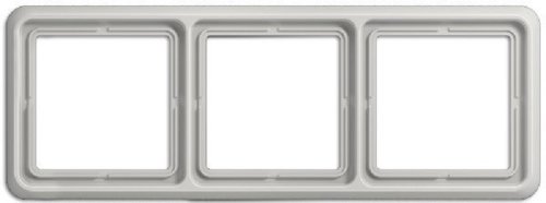 Рамка универсальная Jung CD500 3-м. светло-серый картинка